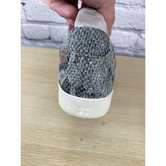Naturalizer Gray Leather Python Snakeskin Shoes Sneakers size 7 NWT - Picture 10 of 12